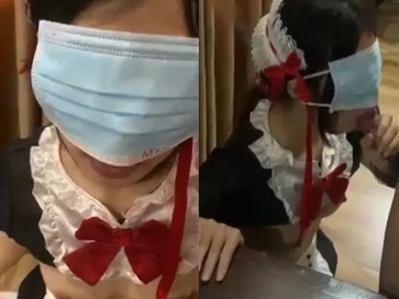 Em người yêu việt dâm cosplay nô lệ liếm bú con thằng nhỏ điêu luyện